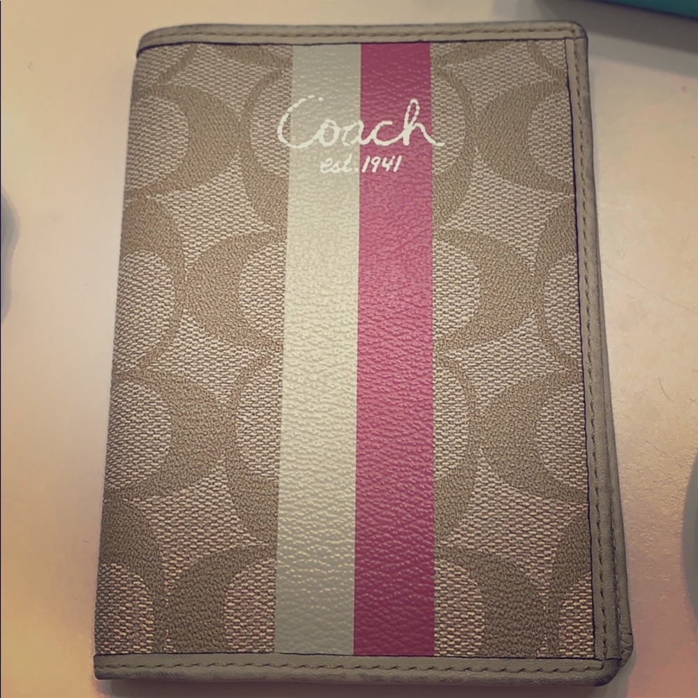 Coach wallet and passport holder